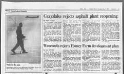 Grayslake Rejects Asphalt Plant Reopening