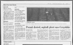 Permit Denied, Asphalt Plant Sues Grayslake