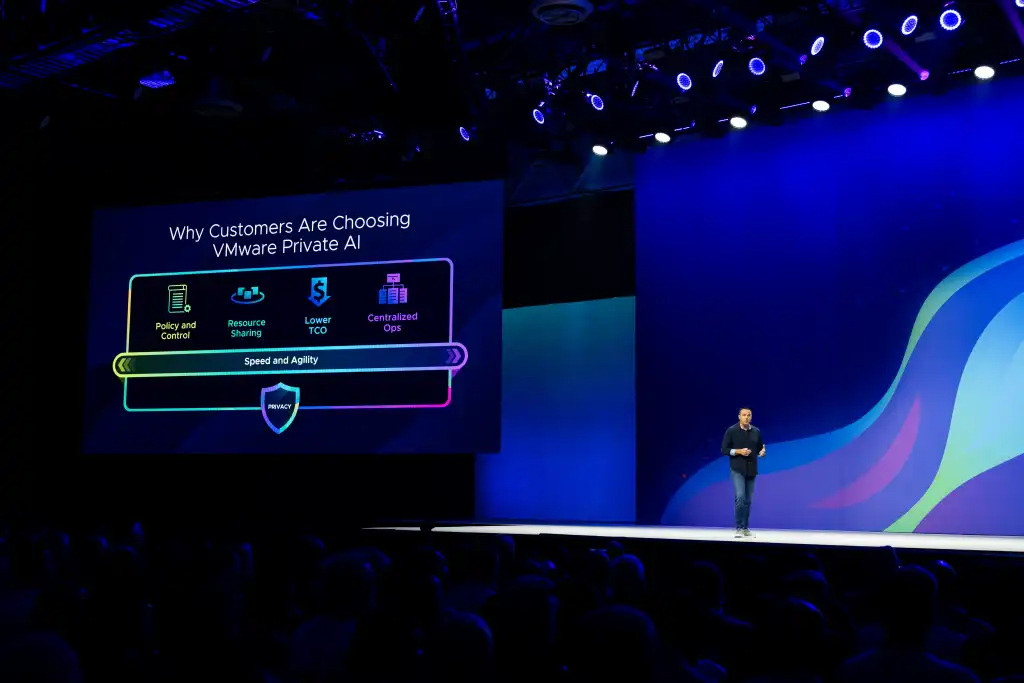Broadcom’s vision for VMware highlights private clouds, private AI